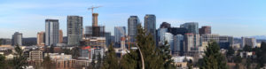 Aerial view of Bellevue, Washington where Jurisco offers Bellevue attachment bond